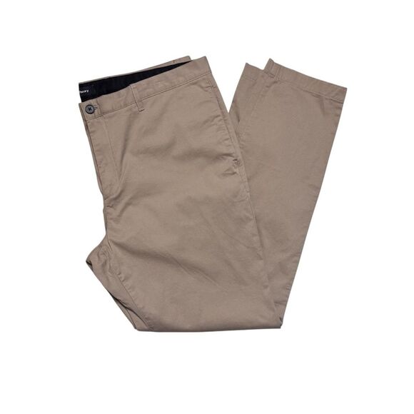 Theory Men's Zaine P2 Atlas Twill Pants Tan Cotton Business Casual Size 40 - Picture 9 of 9